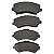 Pastilha De Freio Dianteira Dodge Journey 2.7/3.6 24V Freemont 2.4 08/ - Imagem 3