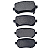 Pastilha De Freio Traseira Dodge Journey 2.7/3.6 24v Freemont 2.4 08/ - Imagem 3