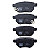 Pastilha De Freio Traseira Toyota Corolla 2.0 12/ Prius 13/ Jac T40 1.5 18/ 1.6 19/ T5 1.5 16/ Lifan 530 Talent 1.5 15/ Frasle - Imagem 1