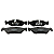 Pastilha De Freio Dianteira Ford Courier 1.3/1.4/1.6 /09 Fiesta 1.4/1.6 /09 Ka 1.6 /09 Grande - Imagem 3