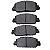 Pastilha De Freio Dianteira Honda Hrv Lx/Ex/Elx 15/19 Frasle - Imagem 4