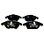 Pastilha De Freio Dianteira Citroën C4 2.0 16V 06/10 307 2.0 03/308 1.6/2.0 09/3008 10/ Freelander 2.2/3.2 06/ - Imagem 2