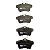 Pastilha De Freio Traseira Peugeot 308/3008/5008/RCZ /Citroën Ds4 Ds5 Frasle - Imagem 2