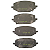 Pastilha De Freio Dianteira Chevrolet Tracker Turbo 1.0/1.2 12V 3 Cil 20/ - Imagem 1