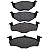 PASTILHA DE FREIO DIANTEIRA VOLKSWAGEN POLO 1.0 8/16V 02/ GOLF 95/ SEAT CORDOBA 1.4 95/99 SYL - Imagem 3