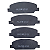 Pastilha De Freio Dianteira Fiat Cronos 1.0 22/Pulse/Fastback Turbo 22/ Basalt 24/ Syl - Imagem 1