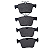 Pastilha De Freio Traseira Volkswagen Jetta 18/Golf 14/Taos 21/ Tiguan 18/ Frasle - Imagem 3
