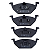 Pastilha De Freio Dianteira Volkswagen Gol G6 1.0/1.6 13/ Fox 02/ Polo 10/ Spacefox 07/ Up 1.0 14/ Voyage 1.0 16/17 Virtus 1.6 18/ Syl - Imagem 2