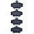 Pastilha De Freio Dianteira Renault Sandero/Logan 07/13 Megane 99/10 Clio 90/08 Symbol 08/ Syl - Imagem 2