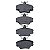 Pastilha De Freio Dianteira Renault Sandero/Logan 07/13 Megane 99/10 Clio 90/08 Symbol 08/ Syl - Imagem 3