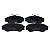 Pastilha De Freio Dianteira Peugeot 206 SW 1.6 16V 07/08 207 1.6 08/ 306 Todos 93/ Citroën Xsara Todos 97/ - Imagem 2
