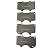 Pastilha De Freio Dianteira Toyota Hilux 2.7/3.0 09/ 2.8 16/ Sw4 05/ Land Cruiser 03/ Mitsubishi Pajero Full 3.2 09/ Trw - Imagem 2