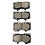 Pastilha De Freio Dianteira Toyota Hilux 2.7/3.0 09/ 2.8 16/ Sw4 05/ Land Cruiser 03/ Mitsubishi Pajero Full 3.2 09/ Trw - Imagem 3