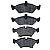 Pastilha De Freio Dianteira Chevrolet Meriva 1.4 09/10 1.8 02/10 Zafira 2.0 02/10 Aro 14 Syl - Imagem 3