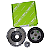 Kit Embreagem Chevrolet Corsa 1994 em diante Celta 2001 em diante Montana 1.4 2011 em diante Agile Prisma 1.4 Todos Com Rolamento Marca Valeo - Imagem 1