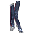 Calha de Chuva Ford Fiesta Street Hatch 1996 a 2004 / Chevrolet Vectra 1993 a 1996 / Ford Escort Zetec 1997 a 2001 - Imagem 2