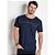Camiseta Actual Marinho com Detalhe Frontal - Imagem 1