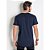 Camiseta Actual Marinho com Detalhe Frontal - Imagem 2