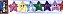 Borda decorativa - Colorful Stars - Imagem 1
