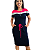 Vestido Midi com Ajuste na Cintura e Bolso Funcional - Imagem 1