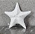 Estrela do Mar de Parede 13cm Gesso Cru - Imagem 1