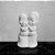 Imagem Casal Ere Africano 17cm Gesso Cru - Imagem 1