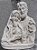 Busto Sagrada Familia 18cm Gesso Cru - Imagem 1