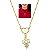 Colar filha Folheado a Ouro 18k - Imagem 2