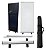 Porta Banner Roll-up Suporte Banner Estrutura 80x200cm - Imagem 1
