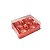 Caixa p/ Doces Candy Box 4 Cavidades Vermelho c/ 10 -Flip - Imagem 1