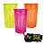 Copo Descartável Neon 300 ml com 20 unidades - Kaixote - Imagem 1