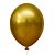 Balão Bexiga Metalizado 5'' Amarelo Mostarda 25 Un-Happy Day - Imagem 1