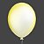 Balão Bexiga Neon 9'' Citrus Amarelo c/ 30 Unid. - Happy Day - Imagem 1