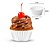 Forminhas de Papel para Cupcake Mini Azul Claro c/ 45 un - Plac - Imagem 2