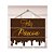 Placa "Feliz Páscoa" Chocolate Derretido em MDF - Grintoy - Imagem 1