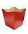 Cachepô de Papelão Grande 16cm Vermelho Ref: C27 -JR - Imagem 1