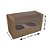 Caixa p/ 2 Cupcake Kraft com Visor Ref CUP4 - JR - Imagem 2