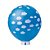 Balão Bexiga Estampado Nuvens Azul Celeste c 25 un-Happy Day - Imagem 1
