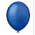 Balão Bexiga Liso Nº9 c/ 50 Un. Cor Azul Escuro - Pic Pic - Imagem 1