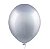 Balão Bexiga Pérola Nº9 c/ 25 Un. Cor Prata - Pic Pic - Imagem 1