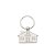 12002-FOS - Chaveiro Metal Casa - Imagem 1