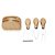 13376 - Kit Queijo 3 peças - Imagem 1
