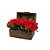 Baú com 3 rosas vermelhas importadas - Imagem 1