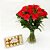 Buquê de rosas com chocolate - Imagem 1