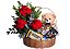 cesta de chocolates e pelúcia - Imagem 1