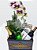 baú romântico com orquidea. - Imagem 1