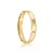 Par de alianças Marian 4mm de casamento ouro 18k - Imagem 3