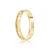 Par de alianças Versalle 4mm de casamento ouro 18k - Imagem 3