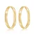 Par de alianças Cleo 3mm de casamento ouro 18k - Imagem 1