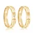 Par de alianças Amélia 5mm de casamento ouro 18k - Imagem 1